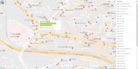 シンガポールでバスの到着がリアルタイムで分かる超便利サイト！BusRouter SGの使い方