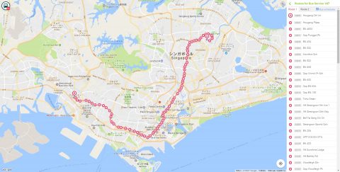シンガポールでバスの到着がリアルタイムで分かる超便利サイト！BusRouter SGの使い方