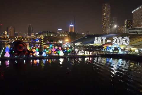 シンガポールHelix-Bridgeから見える景色