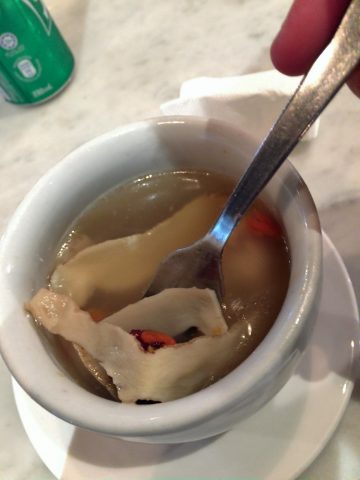 オールドチャイナカフェOLD CHINA CAFEのスープ具材
