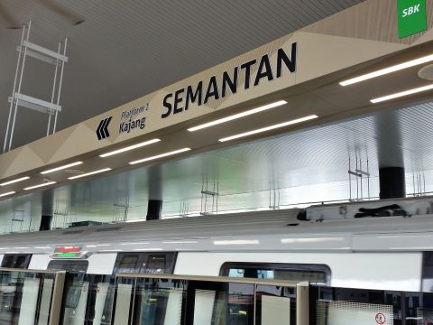 クアラルンプールMRTのSemantan駅