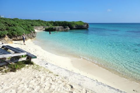 池間島フナクス（池間ブロック）の美しいビーチ