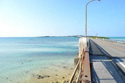 池間大橋の美しい海