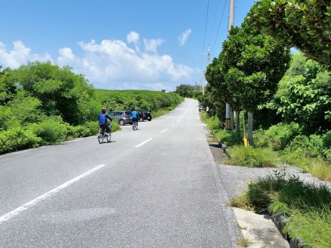 フナクスから池間ロープへの道のり