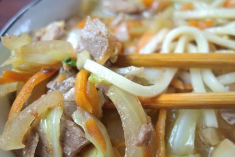 すむばり食堂の麺