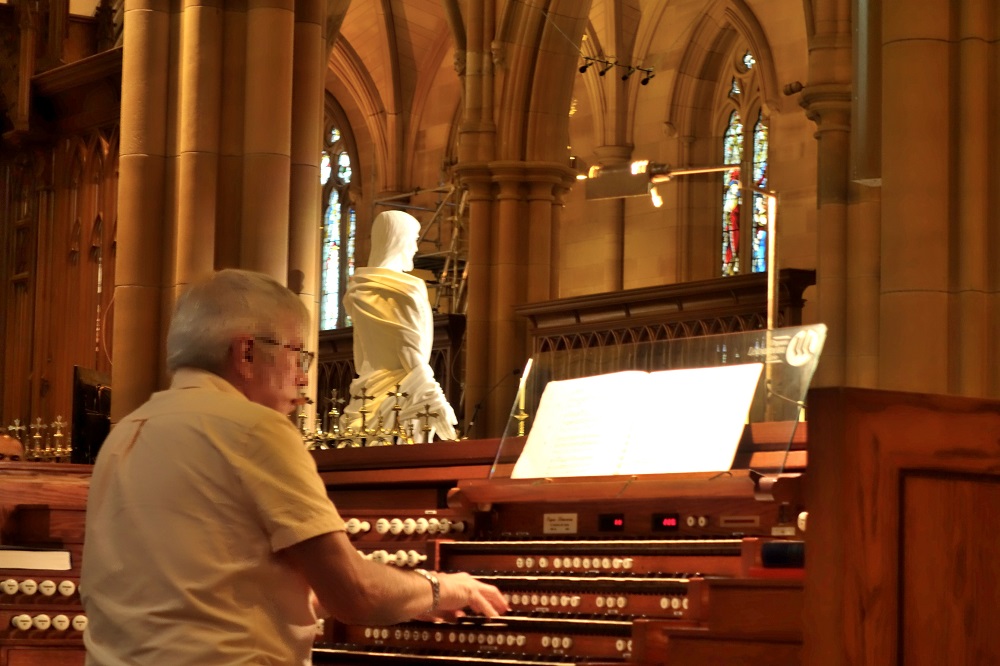 シドニー St Mary S大聖堂 で聴いたパイプオルガンの生演奏