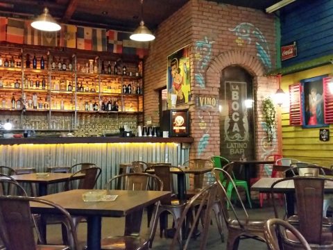 la-boca-latino-barの店内