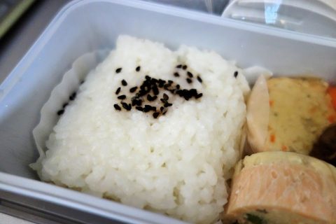 機内食のライス/キャセイパシフィック航空/成田発