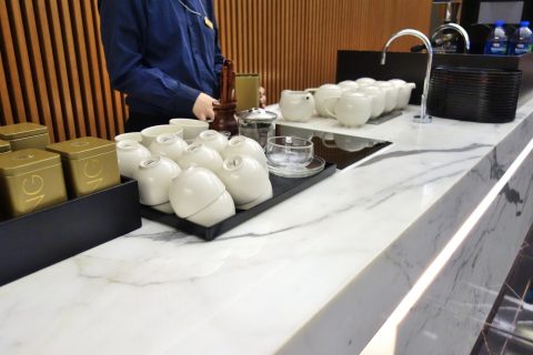 the-wing-first-class-lounge／お茶のオーダーメイド