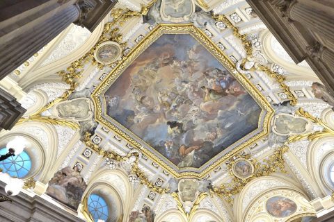大階段の天井画/マドリード王宮
