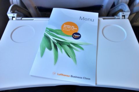 lufthansa-businessclass／メニュー