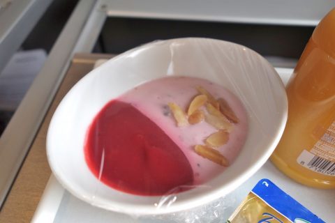 スムージー／ルフトハンザ航空ビジネスクラス機内食