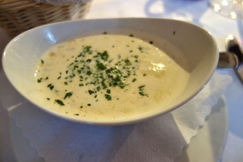 seewirt-zauner-restaurant／クリームチーズスープ