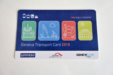 ジュネーブのトランスポートカード