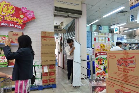 coop-mart-ho-chi-minh／クロークの場所