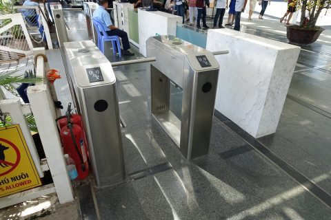 saigon-water-bus／改札機