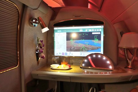 emirates-firstclass-a380／シートの快適性