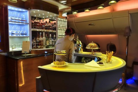 emirates-firstclass-a380／Barのオーダー