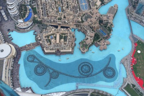 Dubai-Fountain／場所