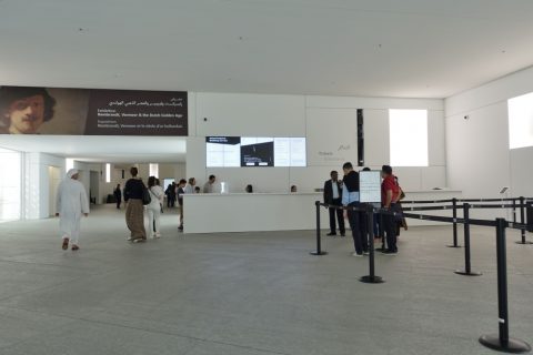 Louvre-Abudhabi／チケットブース
