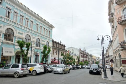 vladivostok／カラフルな建物