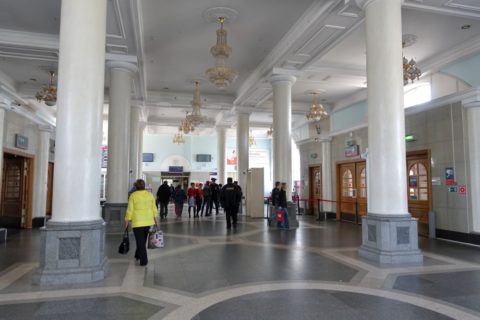 ハバロフスク駅コンコース