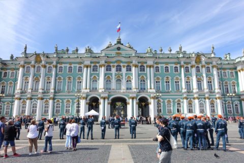 St-Petersburg-Hermitage-museum／エントランス