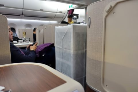 thai-airways-businessclass／機内食のワゴン