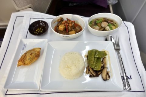 thai-airways-businessclass／メインディッシュ