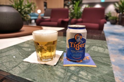 changi-lounge-jewel／ビールの無料サービス