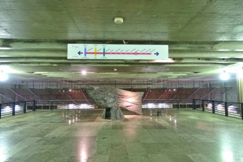 lisbon-metro／列車の行き先表示