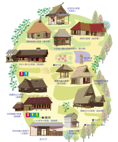 日本民族集落博物館/MAP