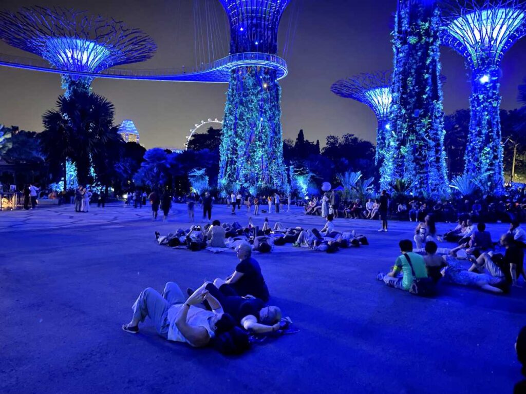 ガーデンズバイザベイ／無料のライトアップショーが素敵！コロナ後も開催中（シンガポール）