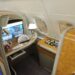 エミレーツ航空A380ファーストクラス搭乗レポ！シートは意外と狭い？NRT～DXB